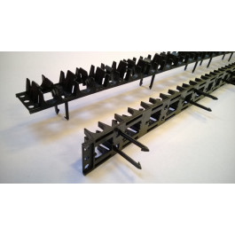 Rørskinne med stift