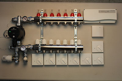 Gulvvarmestyring komplet system 7 kreds analog